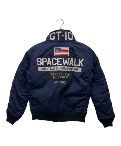 AVIREX（アヴィレックス）AVIREX (アヴィレックス) SPACEWALK MA-1ジャケット ネイビー サイズ:Sの古着・服飾アイテム
