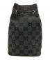 GUCCI（グッチ）の古着「GGキャンパス巾着ポーチ」｜ブラック