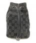 GUCCI (グッチ) GGキャンパス巾着ポーチ ブラック：8000円