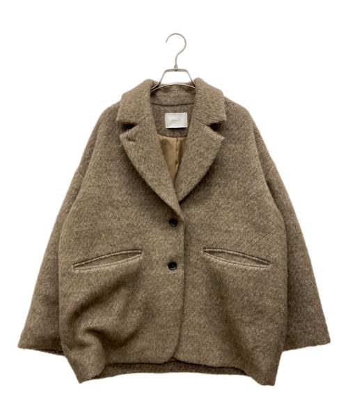MANOF（マノフ）MANOF (マノフ) SHAGGY TAILORED COAT ブラウン サイズ:Sの古着・服飾アイテム