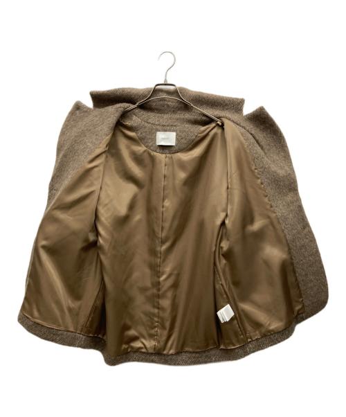 MANOF（マノフ）MANOF (マノフ) SHAGGY TAILORED COAT ブラウン サイズ:Sの古着・服飾アイテム
