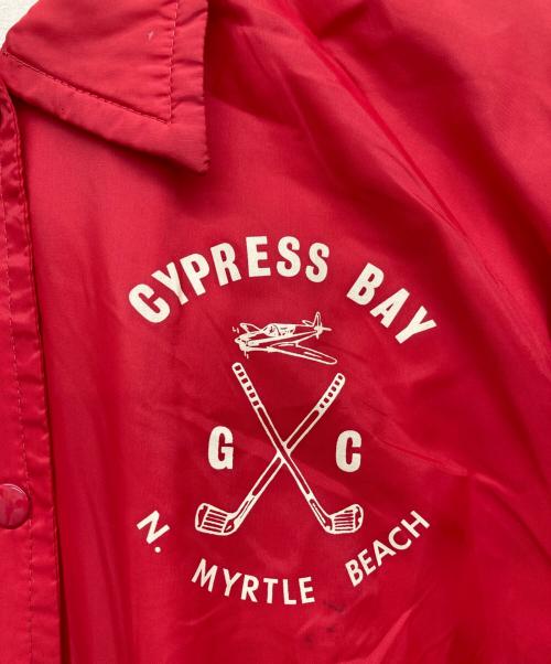 turfer（ターファー）turfer (ターファー) コーチジャケット レッド サイズ:Mの古着・服飾アイテム