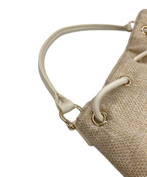 LeSportsac（レスポートサック）LeSportsac (レスポートサック) MED DRAWSTRING BAG ベージュの古着・服飾アイテム