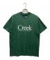 Creek（クリーク）の古着「プリントTシャツ」｜グリーン