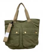 Barbourバブアー）の古着「トランスポートキャリーオールトートバッグ」｜カーキ
