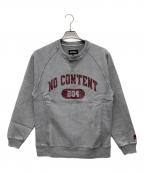 PEACE AND AFTERピースアンドアフター）の古着「ロゴスウェット」｜グレー