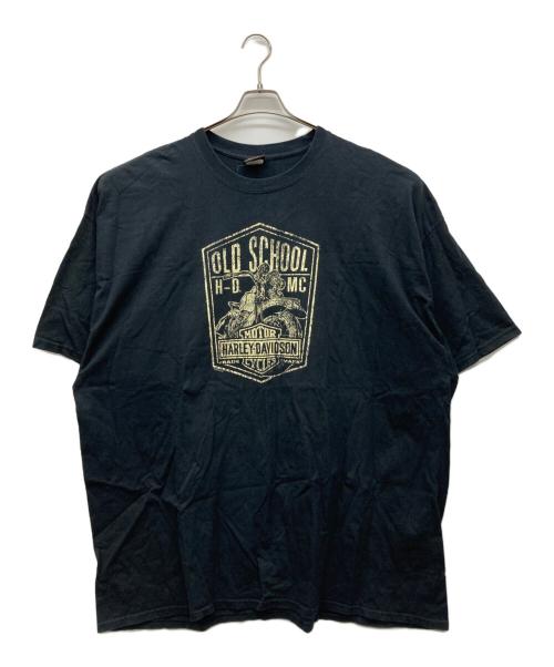 HARLEY-DAVIDSON（ハーレーダビッドソン）HARLEY-DAVIDSON (ハーレーダビッドソン) 半袖Tシャツ ブラック サイズ:4X-LARGEの古着・服飾アイテム
