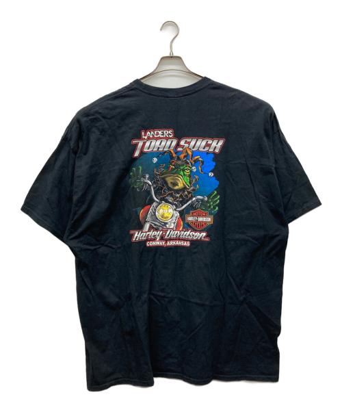 HARLEY-DAVIDSON（ハーレーダビッドソン）HARLEY-DAVIDSON (ハーレーダビッドソン) 半袖Tシャツ ブラック サイズ:4X-LARGEの古着・服飾アイテム