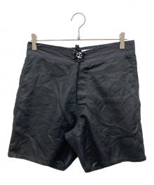 GANRYU（ガンリュウ）の古着「リネンショートパンツ」｜ブラック