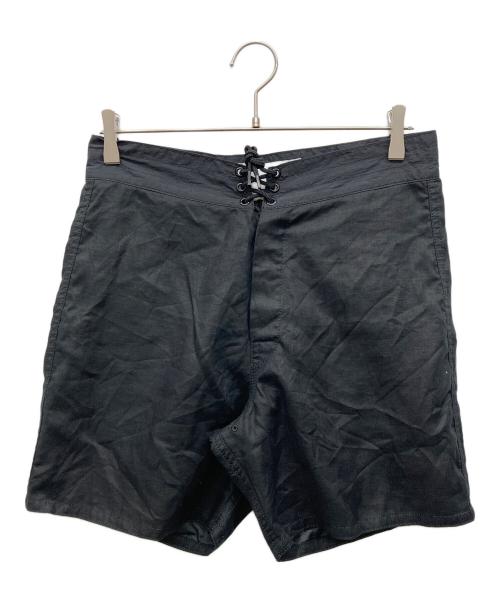 GANRYU（ガンリュウ）GANRYU (ガンリュウ) リネンショートパンツ ブラック サイズ:Sの古着・服飾アイテム