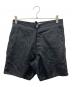 GANRYU（ガンリュウ）の古着「リネンショートパンツ」｜ブラック