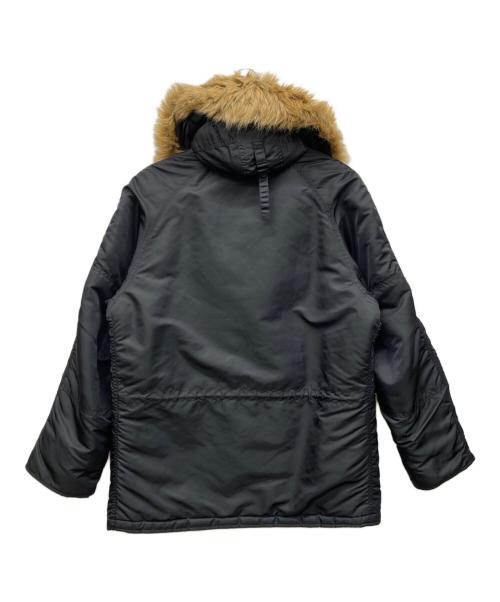 ALPHA（アルファ）ALPHA (アルファ) N-3Bタイプコート ブラック サイズ:M チェスト88-96cm,身長165-175の古着・服飾アイテム