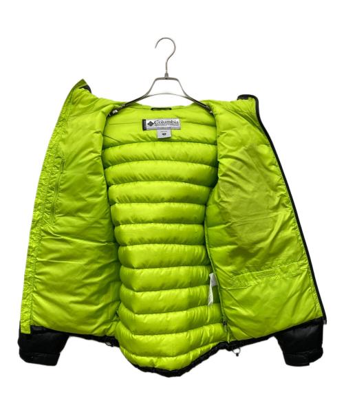 Columbia（コロンビア）Columbia (コロンビア) クレーターレイクジャケット ブラック×ネオングリーン サイズ:Sの古着・服飾アイテム
