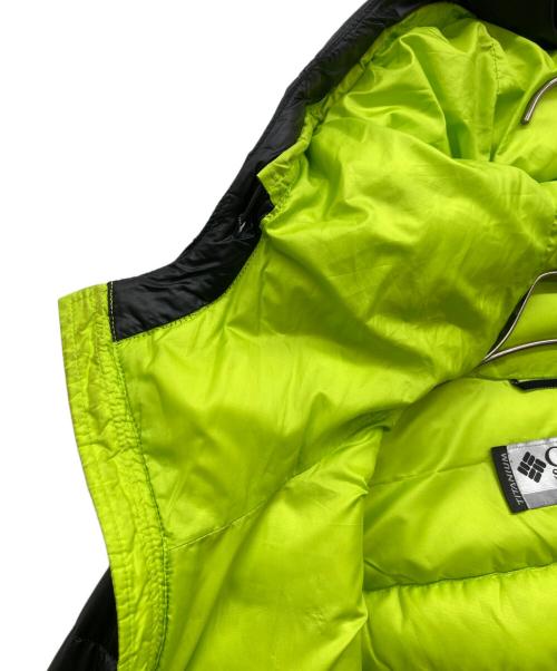 Columbia（コロンビア）Columbia (コロンビア) クレーターレイクジャケット ブラック×ネオングリーン サイズ:Sの古着・服飾アイテム