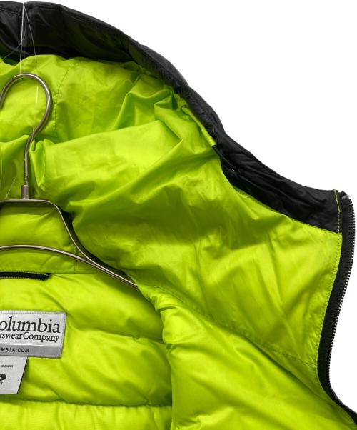 Columbia（コロンビア）Columbia (コロンビア) クレーターレイクジャケット ブラック×ネオングリーン サイズ:Sの古着・服飾アイテム