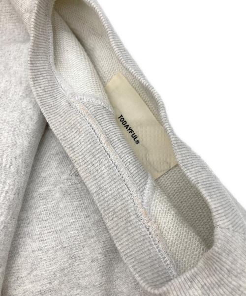 TODAYFUL（トゥデイフル）TODAYFUL (トゥデイフル) Cropped Sweat Pullover グレー サイズ:Fの古着・服飾アイテム