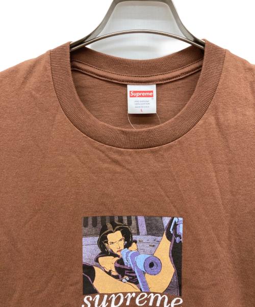 SUPREME（シュプリーム）Supreme (シュプリーム) Aeon Flux Gun Tee ブラウン サイズ:Lの古着・服飾アイテム