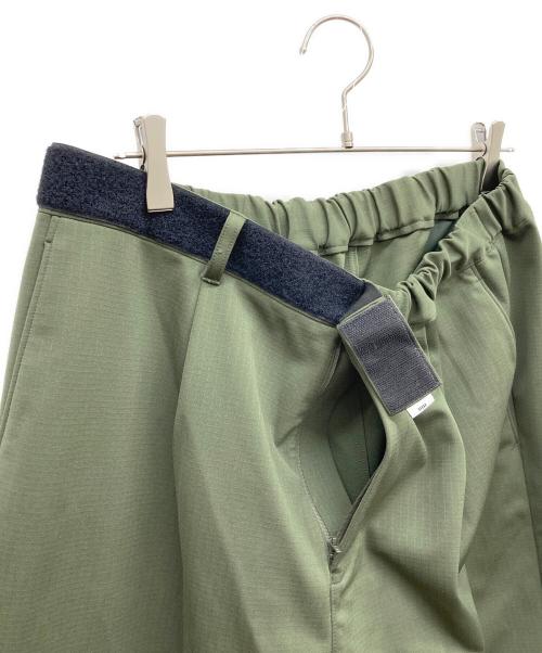 Graphpaper（グラフペーパー）Graphpaper (グラフペーパー) RIPSTOP JERSEY WIDE CHEF PANT カーキ サイズ:なしの古着・服飾アイテム