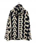 MARC JACOBSマークジェイコブズ）の古着「MONOGRAM OVERSIZED HOODIE」｜ブラック