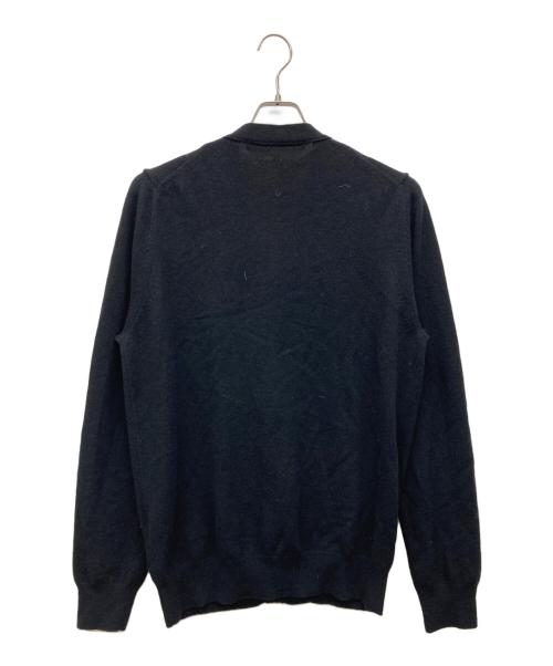 PLAY COMME des GARCONS（プレイコムデギャルソン）PLAY COMME des GARCONS (プレイコムデギャルソン) V-NECK KNIT CARDIGAN RED HEART ブラック サイズ:Lの古着・服飾アイテム