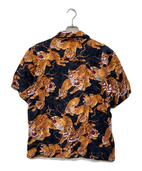 SAPEur（サプール）SAPEur (サプール) 百虎アロハシャツ ブラック サイズ:Mの古着・服飾アイテム