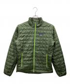 Patagoniaパタゴニア）の古着「ナノパフジャケット」｜カーキ