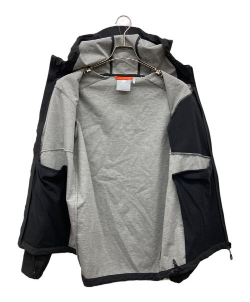 MAMMUT（マムート）MAMMUT (マムート) コーポレートソフトシェルフーデッドジャケット ブラック サイズ:ASIA Lの古着・服飾アイテム