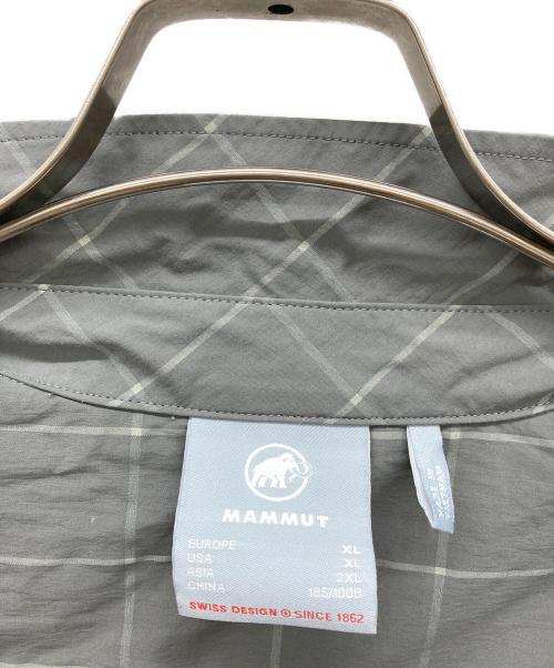 MAMMUT（マムート）MAMMUT (マムート) チェックシャツ グレー サイズ:ASIA 2XLの古着・服飾アイテム