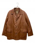 ESSEBIエッセビ）の古着「レザーコート」｜ブラウン