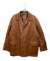 ESSEBI（エッセビ）の古着「レザーコート」｜ブラウン