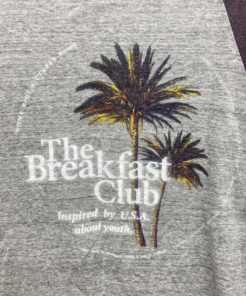 DAIRIKU（ダイリク）DAIRIKU (ダイリク) Palms Raglan Tee グレー×パープル サイズ:Mの古着・服飾アイテム