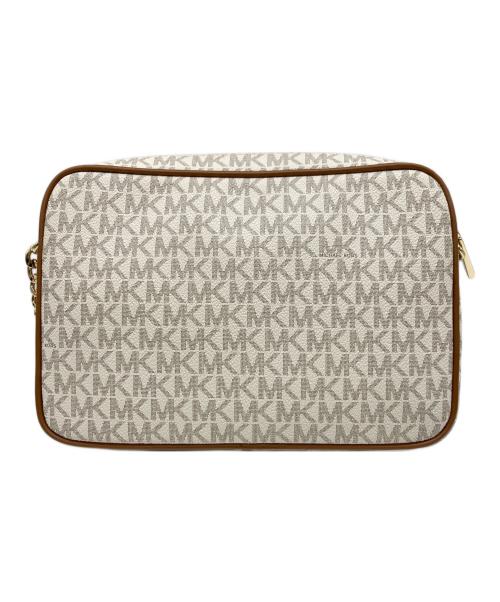 MICHAEL KORS（マイケル・コース）MICHAEL KORS (マイケルコース) JET SET LG EW CROSSBODY アイボリーの古着・服飾アイテム