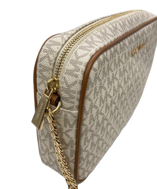 MICHAEL KORS（マイケル・コース）MICHAEL KORS (マイケルコース) JET SET LG EW CROSSBODY アイボリーの古着・服飾アイテム