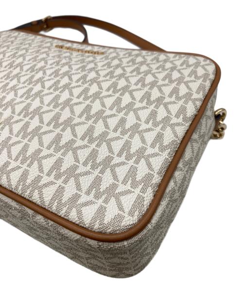MICHAEL KORS（マイケル・コース）MICHAEL KORS (マイケルコース) JET SET LG EW CROSSBODY アイボリーの古着・服飾アイテム