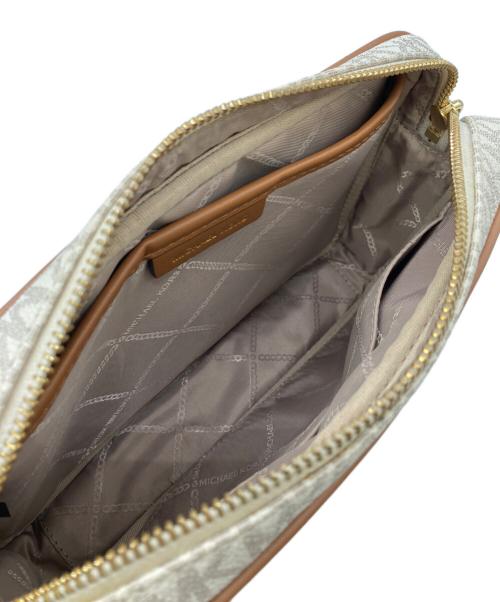 MICHAEL KORS（マイケル・コース）MICHAEL KORS (マイケルコース) JET SET LG EW CROSSBODY アイボリーの古着・服飾アイテム