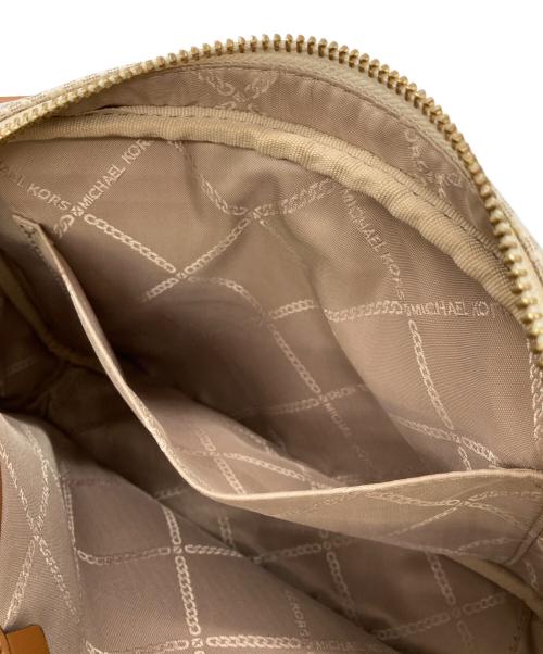 MICHAEL KORS（マイケル・コース）MICHAEL KORS (マイケルコース) JET SET LG EW CROSSBODY アイボリーの古着・服飾アイテム