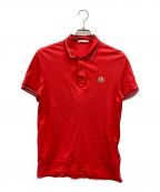 MONCLERモンクレール）の古着「ポロシャツ」｜レッド