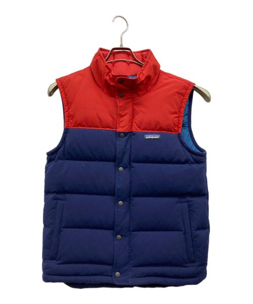 Patagonia（パタゴニア）Patagonia (パタゴニア) ダウンベスト ネイビー×レッド サイズ:Sの古着・服飾アイテム