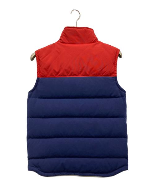 Patagonia（パタゴニア）Patagonia (パタゴニア) ダウンベスト ネイビー×レッド サイズ:Sの古着・服飾アイテム