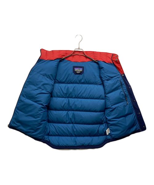 Patagonia（パタゴニア）Patagonia (パタゴニア) ダウンベスト ネイビー×レッド サイズ:Sの古着・服飾アイテム