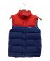 Patagonia（パタゴニア）の古着「ダウンベスト」｜ネイビー×レッド