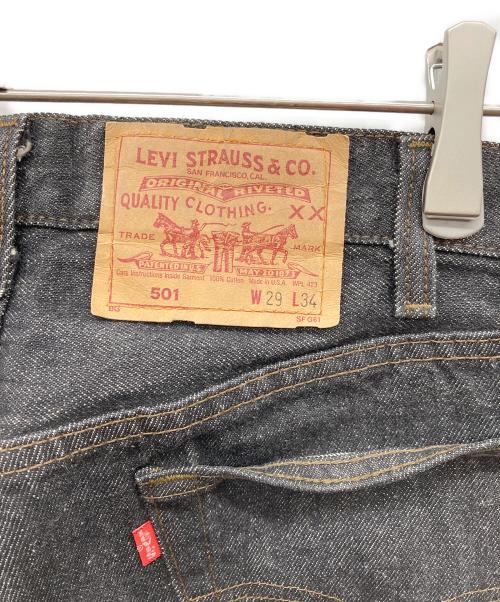 LEVI'S（リーバイス）LEVI'S (リーバイス) 先染めデニムパンツ ブラック サイズ:W29×L34の古着・服飾アイテム