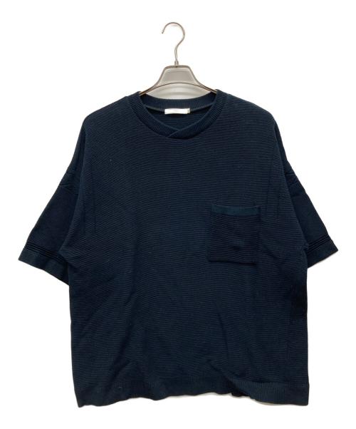 yashiki（ヤシキ）YASHIKI (ヤシキ) 半袖ニット ブラック サイズ:2の古着・服飾アイテム