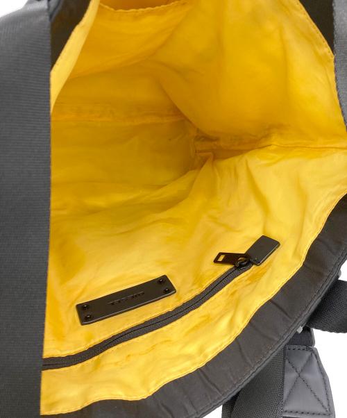 DIESEL（ディーゼル）DIESEL (ディーゼル) 3WAYバッグ ブラック×イエローの古着・服飾アイテム