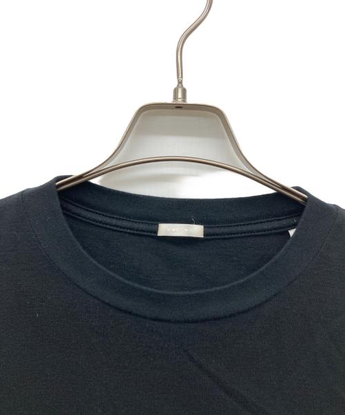 COMOLI（コモリ）COMOLI (コモリ) 裏毛半袖クルーネックカットソー ブラック サイズ:2の古着・服飾アイテム