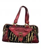 Think Bee!シンクビー!）の古着「レオパード柄バッグ」｜ベージュ