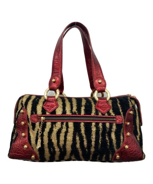 Think Bee!（シンクビー!）Think Bee! (シンクビー!) レオパード柄バッグ ベージュの古着・服飾アイテム