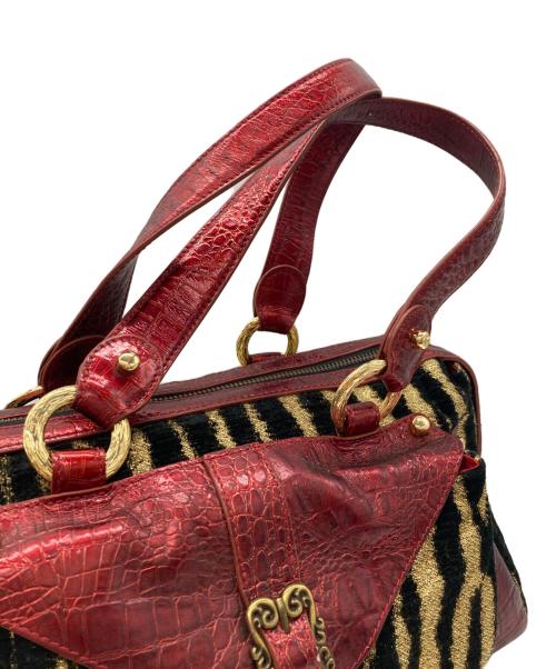 Think Bee!（シンクビー!）Think Bee! (シンクビー!) レオパード柄バッグ ベージュの古着・服飾アイテム