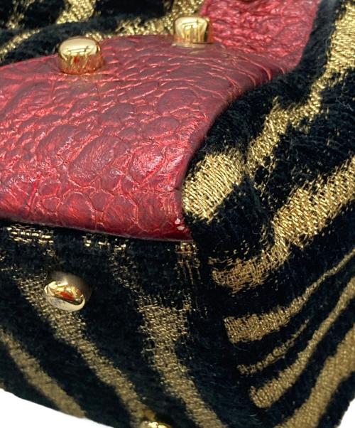 Think Bee!（シンクビー!）Think Bee! (シンクビー!) レオパード柄バッグ ベージュの古着・服飾アイテム