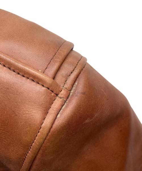 NANKAI（ナンカイ）NANKAI (ナンカイ) ライダースレザージャケット ブラウン サイズ:Lの古着・服飾アイテム